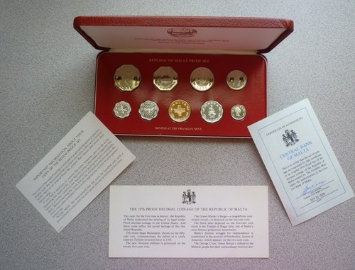 1976 malta official proof - malta,